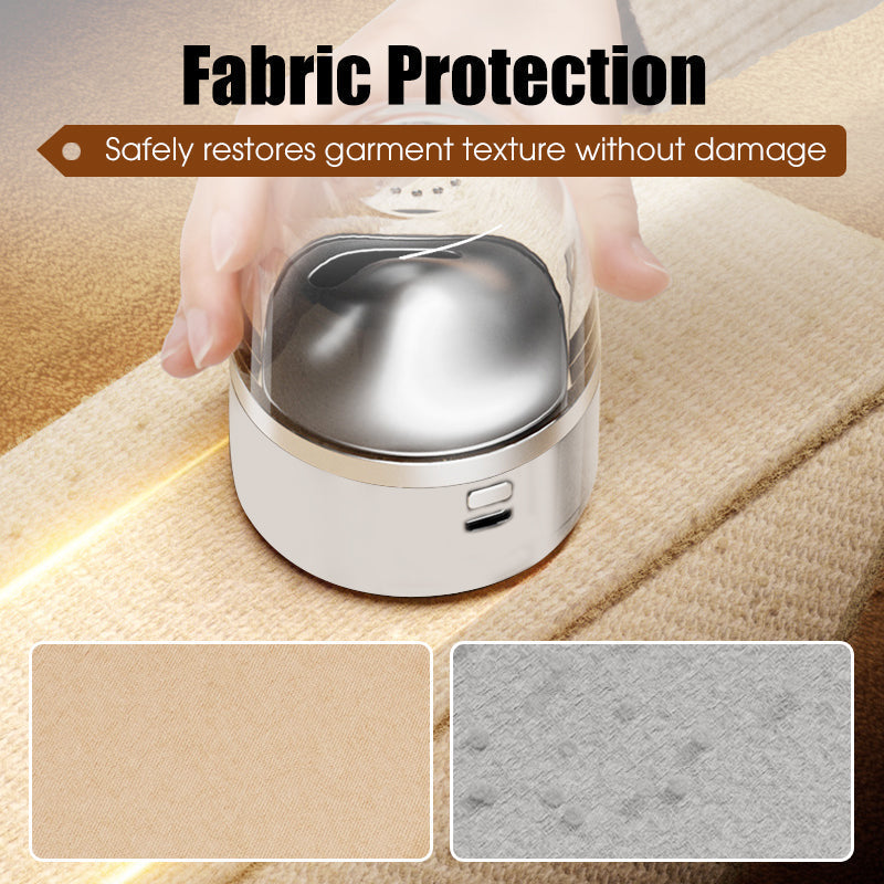 🧶 50% OFF NOW! ✨ Portable Rechargeable Fabric Shaver - 3-Speed Settings with LED Light for Sweaters & Upholstery Care 🔋✨