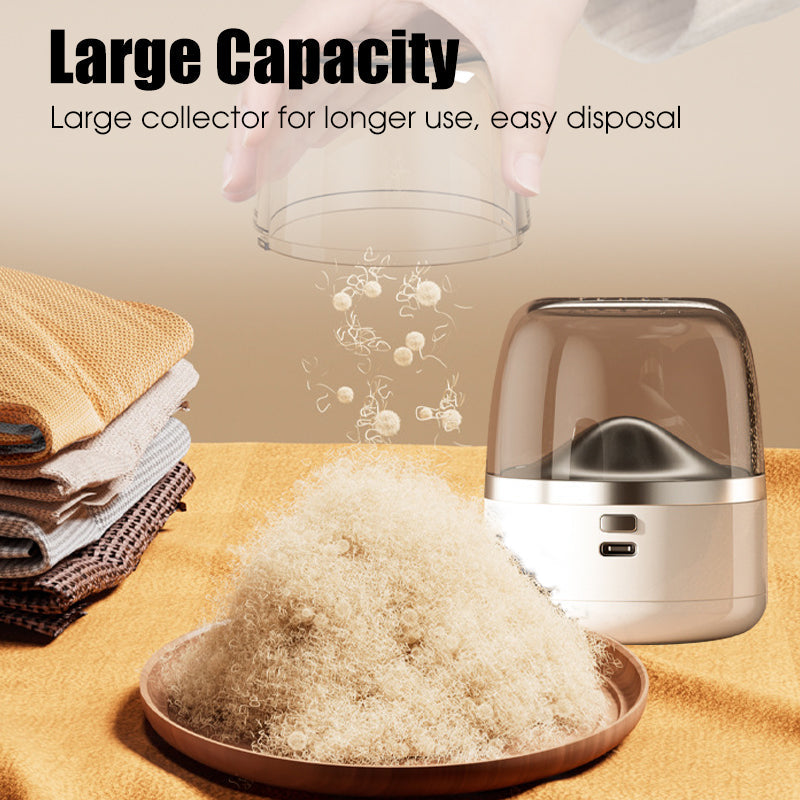 🧶 50% OFF NOW! ✨ Portable Rechargeable Fabric Shaver - 3-Speed Settings with LED Light for Sweaters & Upholstery Care 🔋✨