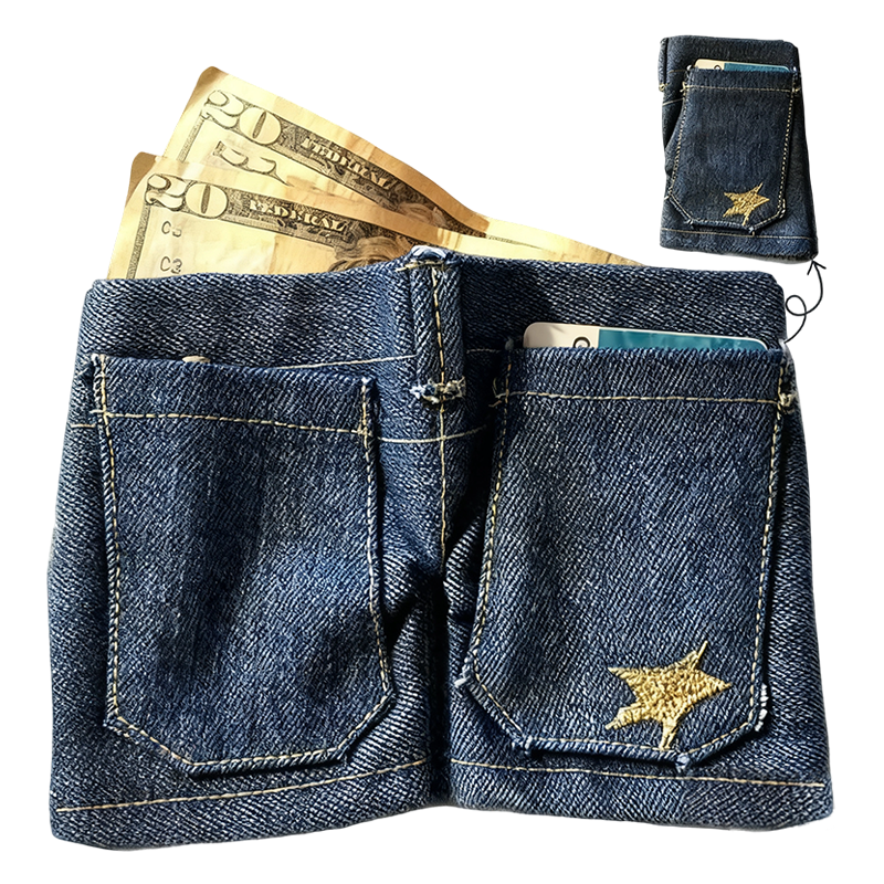 🎁Creative Gifts🔥Stylish Creative Mini Jeans-Shaped Wallet（50% OFF）