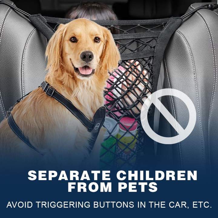 🥳HOT SALE🥳💞50K+ SOLD! Car Net Bag – From £5.99! Keeps pets/kids safe, organizes essentials & easy install. Safe drive – grab yours! ✅