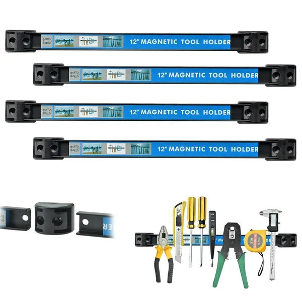 🎁2026 New Arrivals 50% OFF💥Powerful Magnetic Tool Holder - 30kg Load Capacity with Quick-Release Design for Workshop & Garage Organization 🛠️🔗