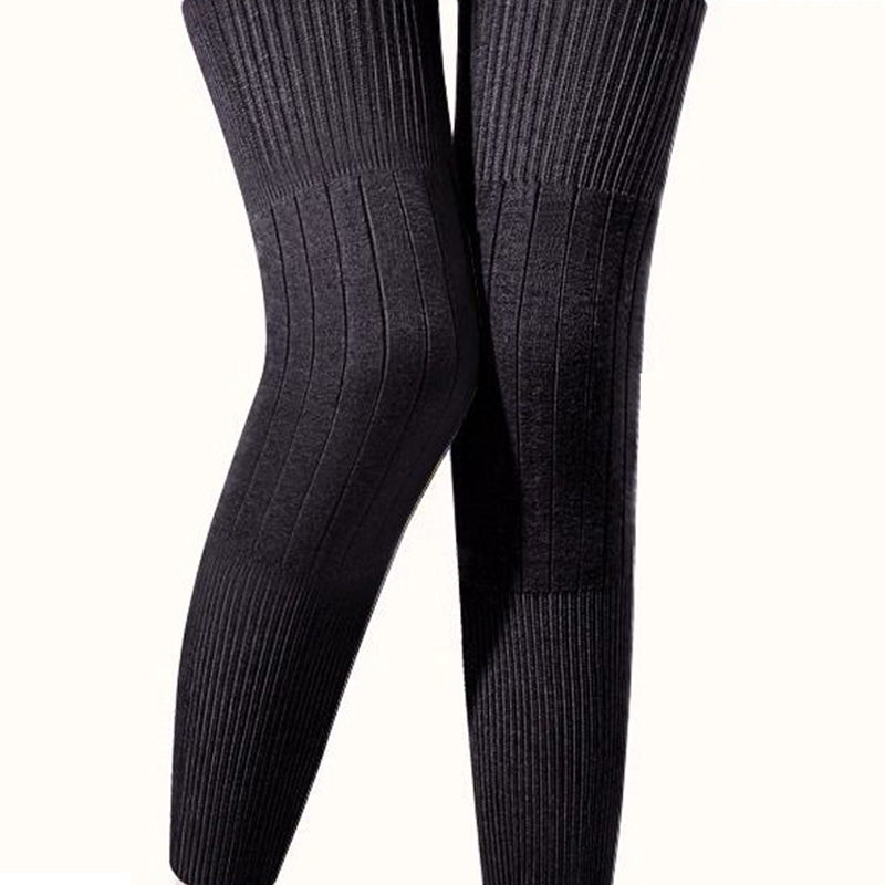 🦵 NOW 50% OFF! ✨ Warm, stretchy long knee pads - elastic thermal fleece for outdoor activities and joint support ❤️