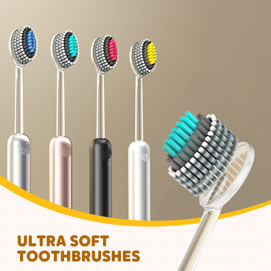 😍Buy 2 Get 1 Free😍Three-layer bristles for comprehensive oral hygiene|Ultra Soft Toothbrushes for Adults
