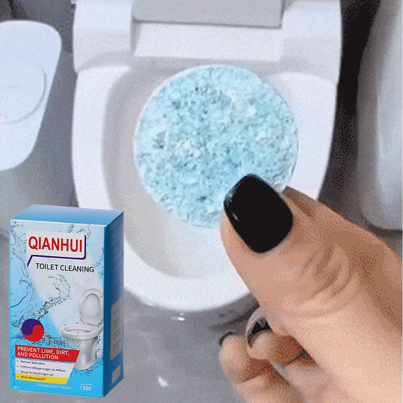 🍋 BUY 2 GET 1 FREE! 🚽 Lemon Scent Toilet Bowl Cleaner Tablets – Deodorizing, Limescale Remover & Easy Drop-In 💧