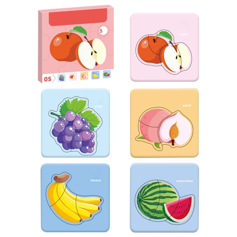 🎅Christmas Pre-sale-50% OFF✨Fruit Animals Jigsaw Puzzles for Kids
