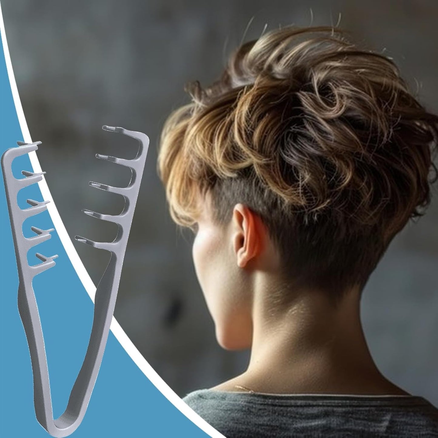 Wide-tooth volumizing comb – Professional styling comb