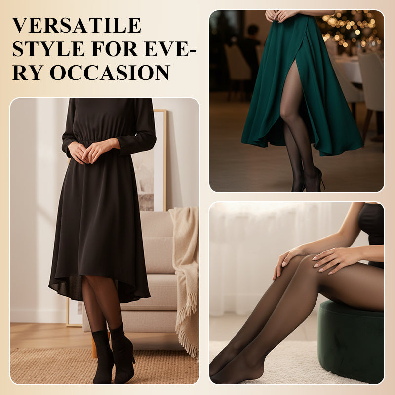 ❄️Hot Sale 50% Off!!⚡Over 50,000 sold!❄️Fleece leggings with a seam for a flattering silhouette✨✨Stay warm. Look great. 💕