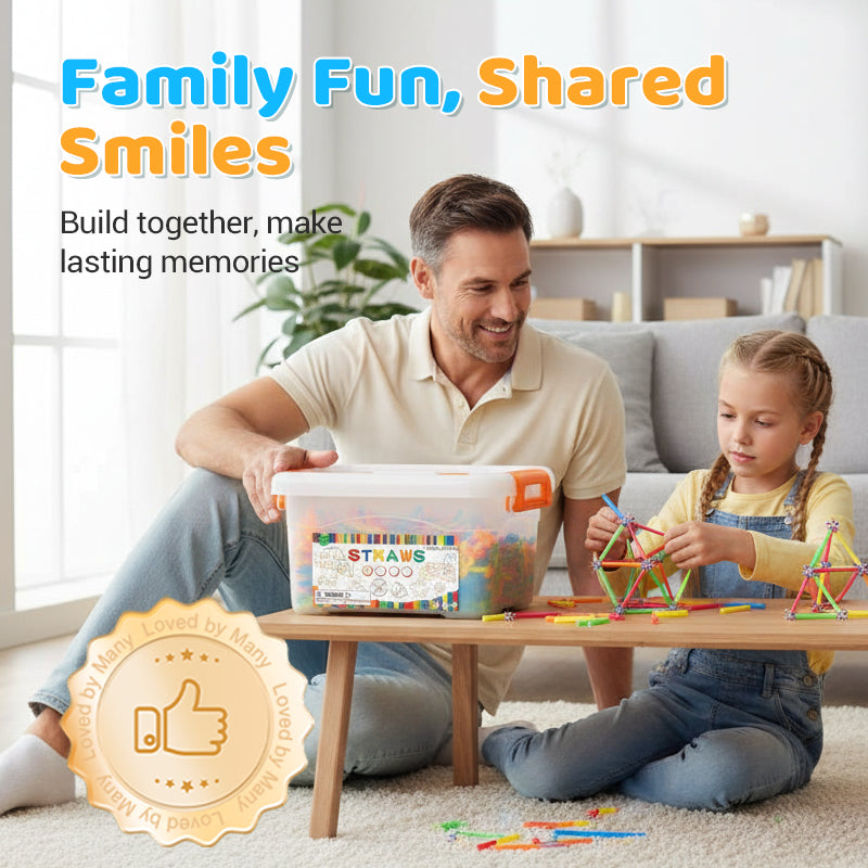 🎅Christmas Pre Sale 50% OFF🎁Flexible Straw Constructor Building Toy