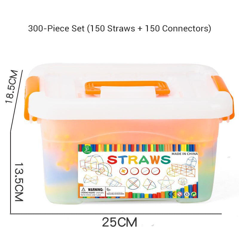 🎅Christmas Pre Sale 50% OFF🎁Flexible Straw Constructor Building Toy