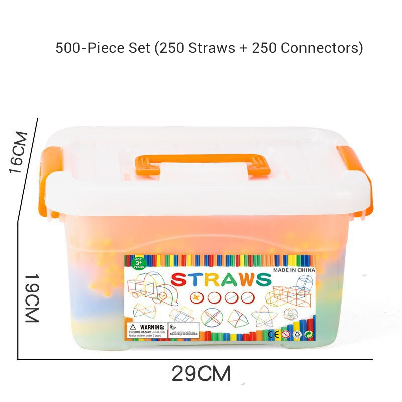 🎅Christmas Pre Sale 50% OFF🎁Flexible Straw Constructor Building Toy