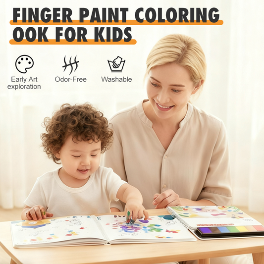 Finger Paint Coloring Book for Kids