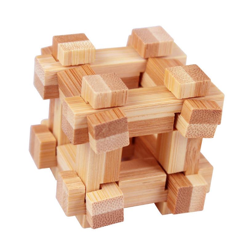 Classic Luban Lock Wood Puzzle Game