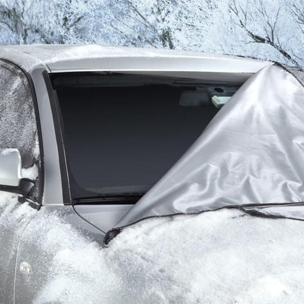🥳2026 BESTSELLER❄️ Magnetic Windshield Cover – Weather-Resistant, Frost Protection – Strong Magnets, No Scraping – Keeps Interior Warm – Compact Storage Bag! 🛡️💨