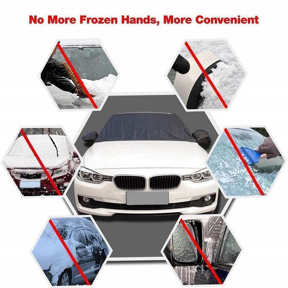 🥳2026 BESTSELLER❄️ Magnetic Windshield Cover – Weather-Resistant, Frost Protection – Strong Magnets, No Scraping – Keeps Interior Warm – Compact Storage Bag! 🛡️💨