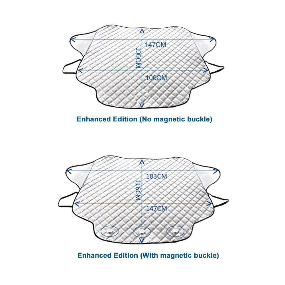 🥳2026 BESTSELLER❄️ Magnetic Windshield Cover – Weather-Resistant, Frost Protection – Strong Magnets, No Scraping – Keeps Interior Warm – Compact Storage Bag! 🛡️💨