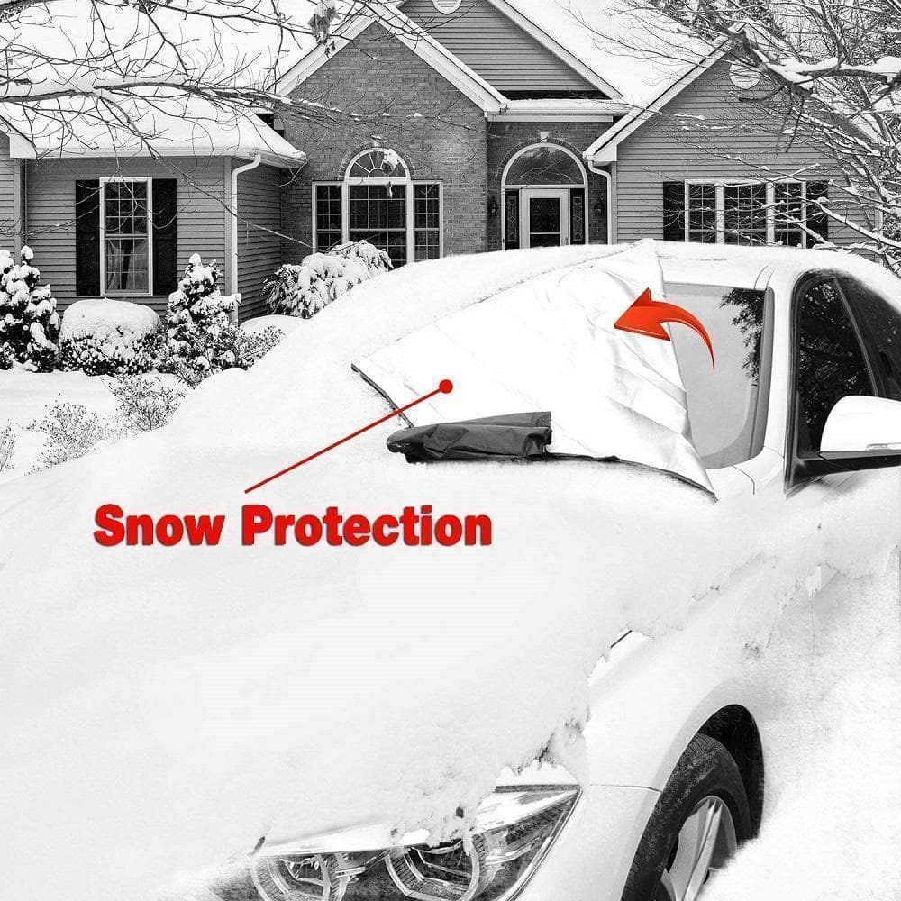 🥳2026 BESTSELLER❄️ Magnetic Windshield Cover – Weather-Resistant, Frost Protection – Strong Magnets, No Scraping – Keeps Interior Warm – Compact Storage Bag! 🛡️💨