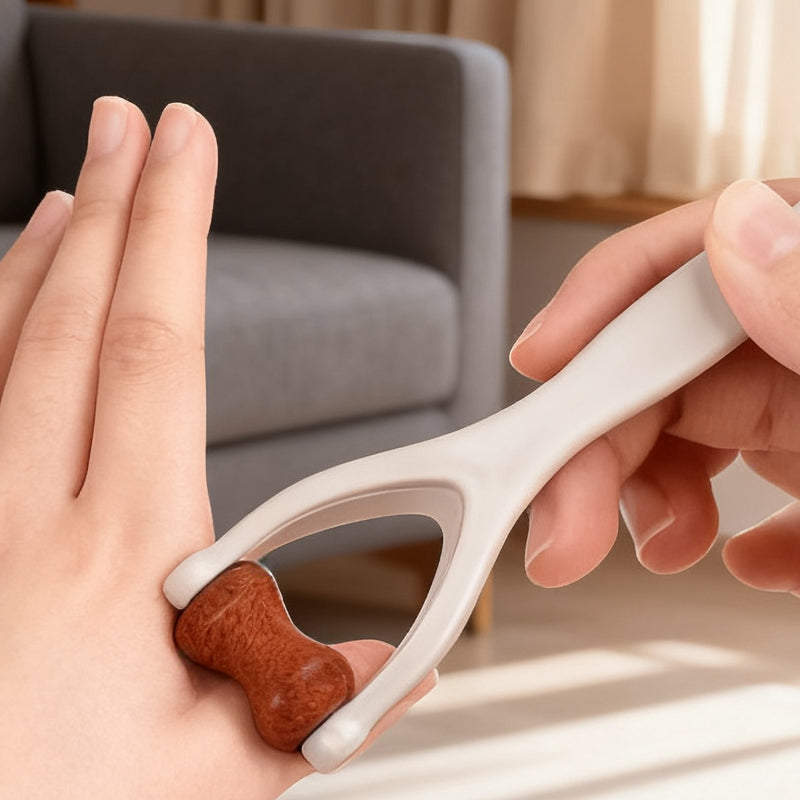 🧠50K+ SOLD!🔥Bian Stone Finger & Palm Roller Massager