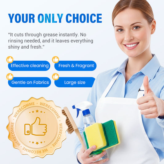 🧼 50% OFF! 50K+ sold! All-in-one kitchen cleaner--dissolves deep stains, One bottle for whole kitchen! 🍽️✨