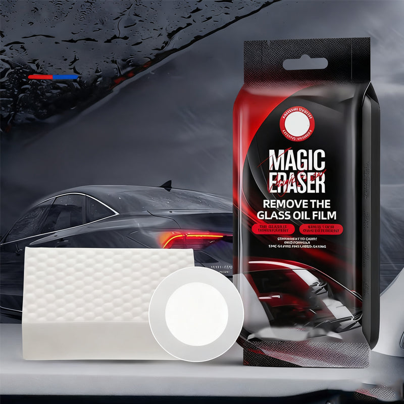 🚗 BUY MORE SAVE MORE✨ CAR GLASS CLEANING SPONGE - Effortless Scrubbing & Streak-Free Shine, Gentle on Tinted Windows and Mirrors, Quick-Drying Formula 🌟🧽