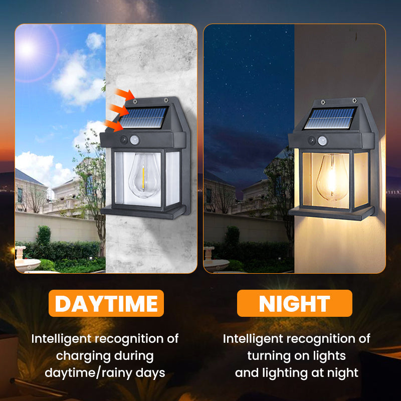 🎁 50% OFF! 💡 SOLAR WALL LIGHT - Motion Sensor & Weatherproof, Automatic Dusk to Dawn Operation, Easy Installation for Garden and Pathway 🌟🛒