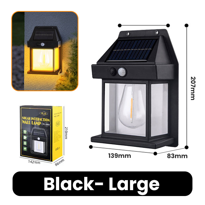 🎁 50% OFF! 💡 SOLAR WALL LIGHT - Motion Sensor & Weatherproof, Automatic Dusk to Dawn Operation, Easy Installation for Garden and Pathway 🌟🛒