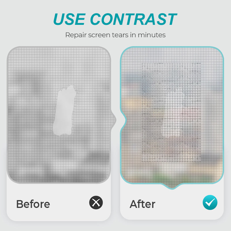 🪟✂️Self-Adhesive Screen Repair Tape – Instant Bug Proof Fix 🦟🛡️