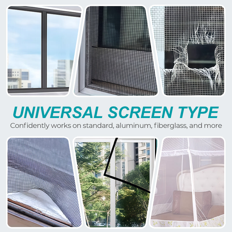 🪟✂️Self-Adhesive Screen Repair Tape – Instant Bug Proof Fix 🦟🛡️