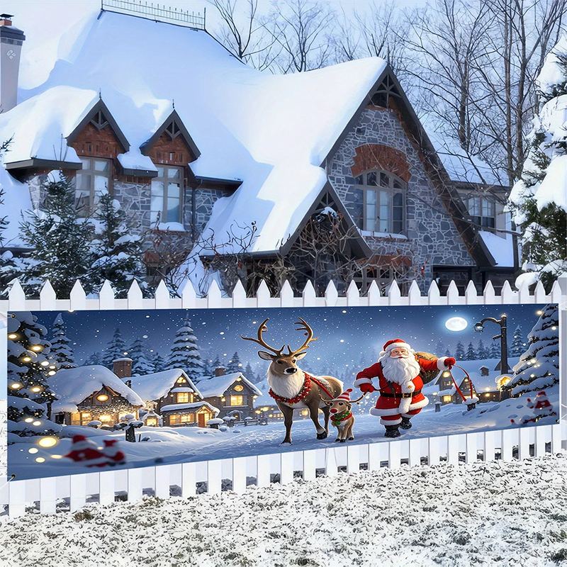 🔥 Christmas special offer: 50% discount 🎉Outdoor Merry Christmas Hanging Banner