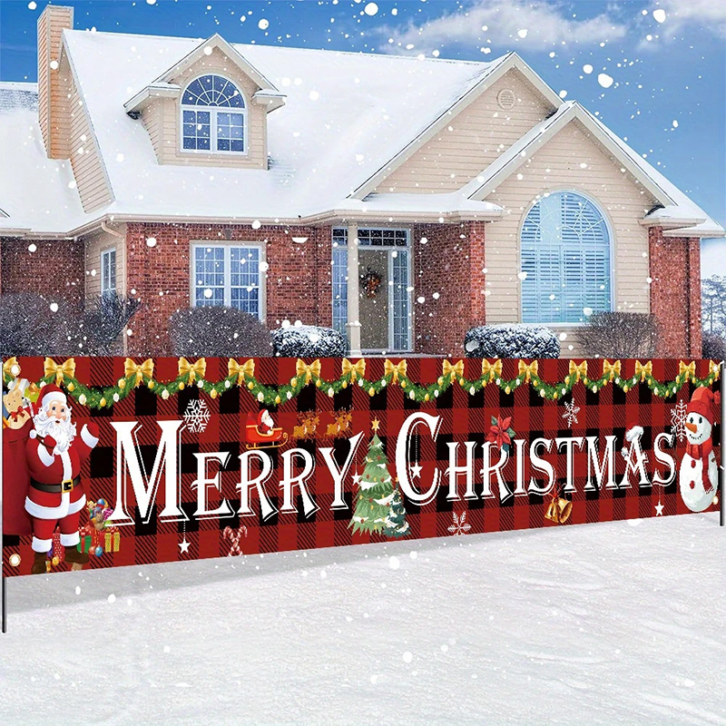 🔥 Christmas special offer: 50% discount 🎉Outdoor Merry Christmas Hanging Banner