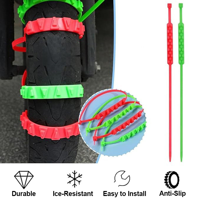 Universal Adjustable Anti-Slip Motorcycle Tire Chains