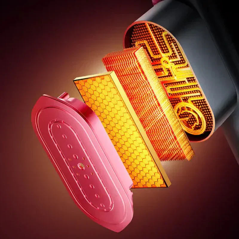 🔥Garment steamer for clothes, 👔hand steamer & iron 2 in 1, 15-second rapid heating, large control panel, suitable for worldwide travel💨