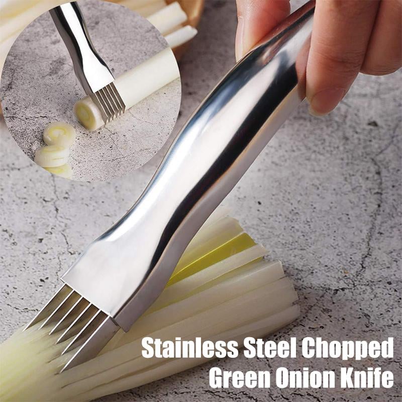 🔥 Buy 1, get 1 free! 7-blade shallot knife – chop onions, peppers, and vegetables in seconds! 🔪✨