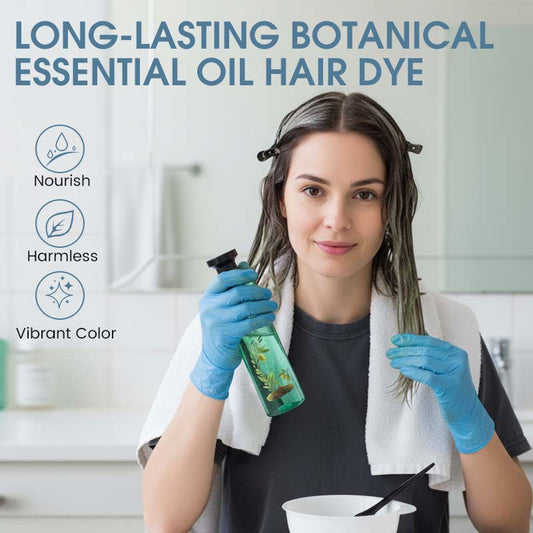 🔥 BLACK FRIDAY SALE 50% OFF🔥 Long-Lasting Botanical Essential Oil Hair Dye