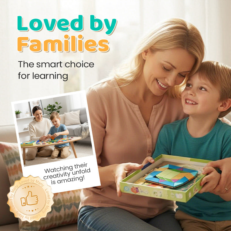 🔥⏳Black Friday Sale!🚨 Children’s Educational Magnetic Tangram Puzzle