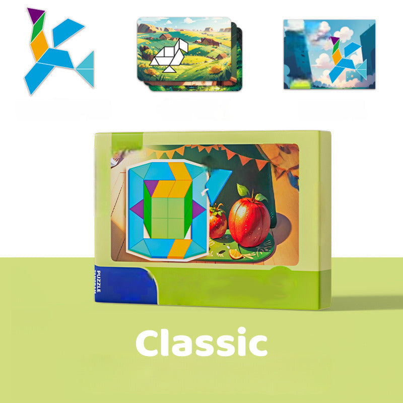 🔥⏳Black Friday Sale!🚨 Children’s Educational Magnetic Tangram Puzzle