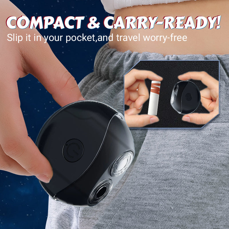 🖤Black Friday special! 50% OFF! ✨ Portable Multifunctional Electric Shaver (UFO Design) – Efficient Double Ring Blades, 360° Floating Heads & IPX4 Waterproof (Perfect for Travel & Sensitive Skin!)