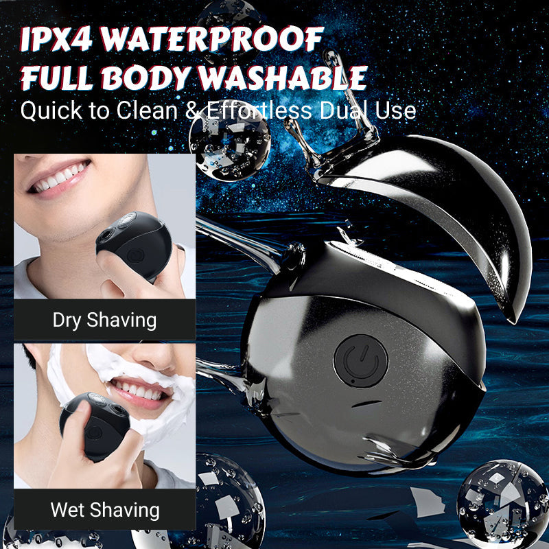 🖤Black Friday special! 50% OFF! ✨ Portable Multifunctional Electric Shaver (UFO Design) – Efficient Double Ring Blades, 360° Floating Heads & IPX4 Waterproof (Perfect for Travel & Sensitive Skin!)