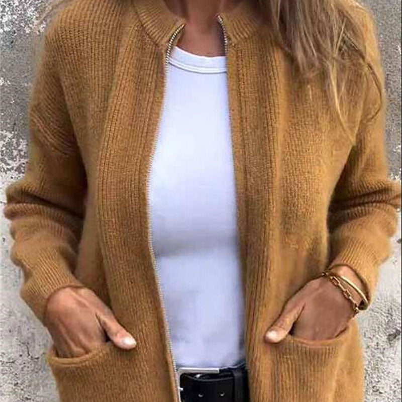🥳2026 HOT SALE🥳💞50K+ SOLD!🧥🛋️ 50% OFF! Cozy Zip-Knit Jacket – Feels like an all-day hug! Soft zip-knit for easy on/off & ultimate comfort. Your everyday companion. 🤗🌦️