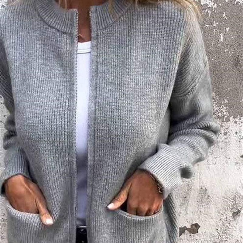 🥳2026 HOT SALE🥳💞50K+ SOLD!🧥🛋️ 50% OFF! Cozy Zip-Knit Jacket – Feels like an all-day hug! Soft zip-knit for easy on/off & ultimate comfort. Your everyday companion. 🤗🌦️