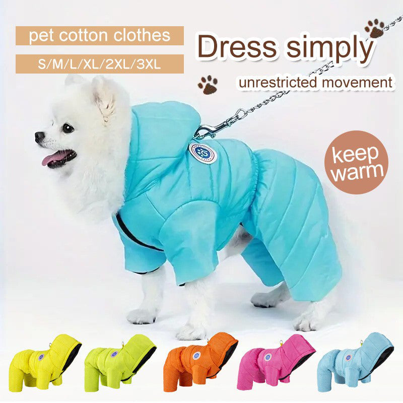 🐶 Cozy Dog Winter Suit | Christmas Sale 51% OFF | Full-Body Fleece Warmth, Easy Back Zipper & Non-Slip Grips | Keep Your Furry Friend Warm & Stylish This Winter! 🎄✨