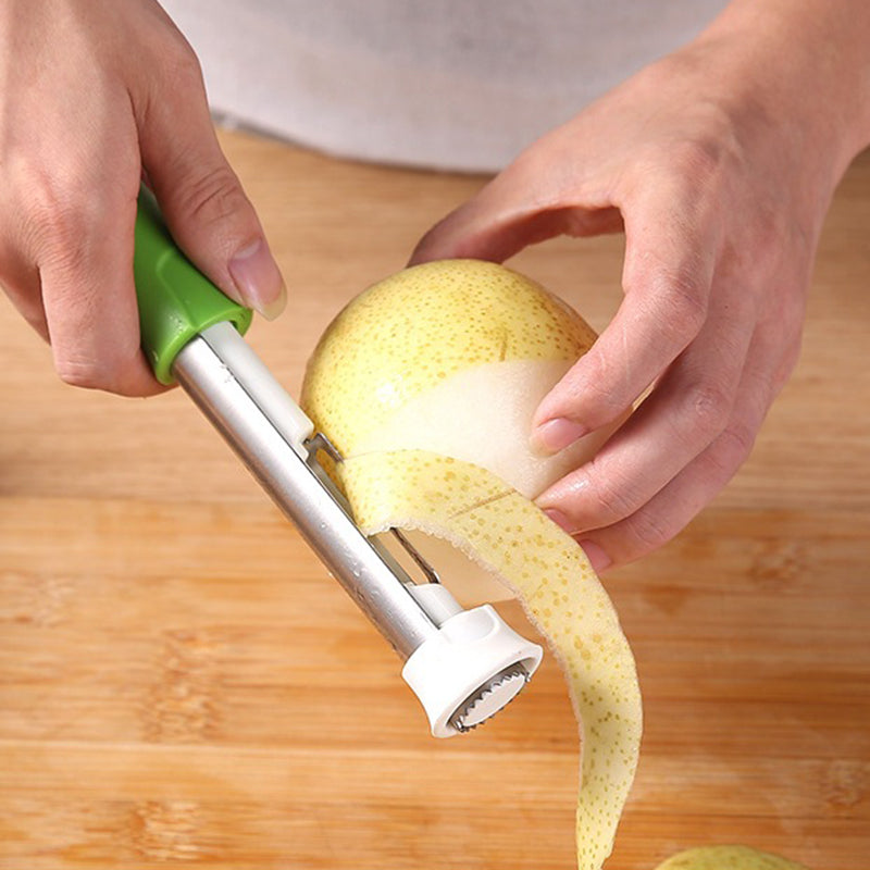 🎄Christmas Special Price ￡7.99🎁Stainless Steel Fruit Corer & Peeler 2 in 1🍎