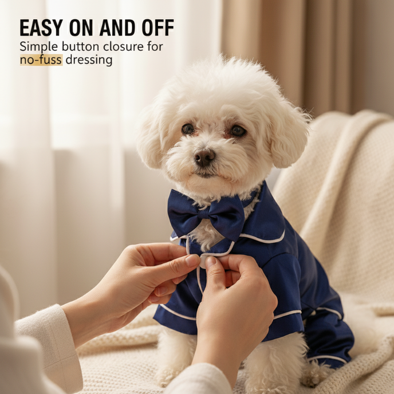 🎅50% OFF✨Pet pajamas with satin feel🐶