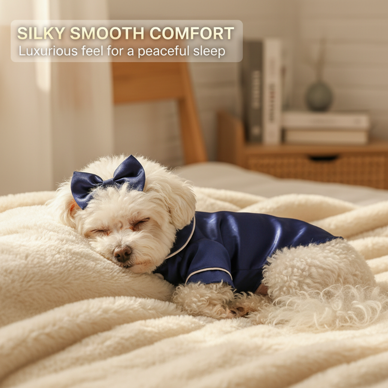 🎅50% OFF✨Pet pajamas with satin feel🐶