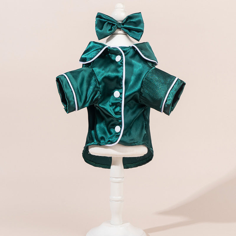 🎅50% OFF✨Pet pajamas with satin feel🐶