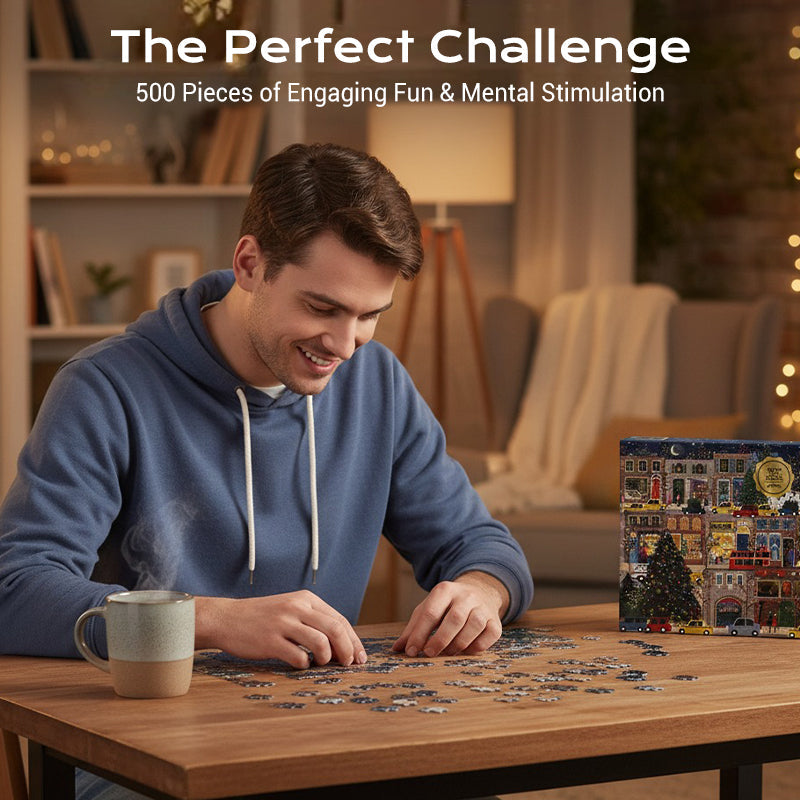 🎄🧩Winter Lights Decorative Puzzle Set🎁