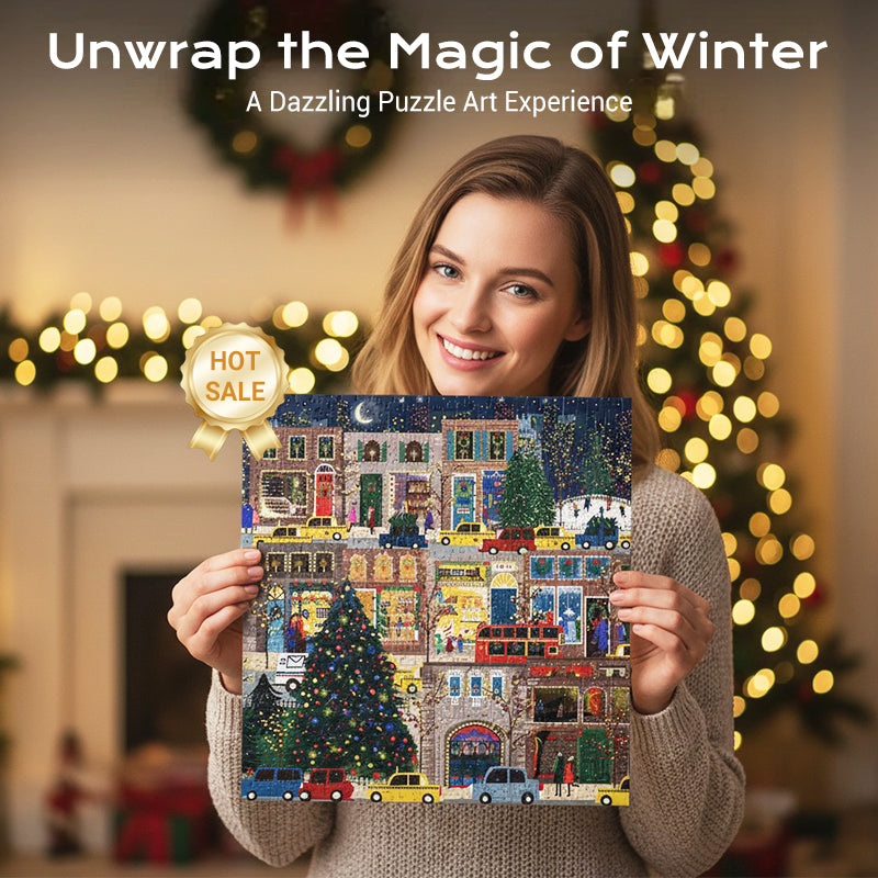 🎄🧩Winter Lights Decorative Puzzle Set🎁