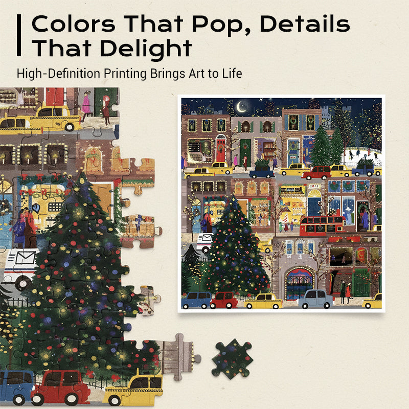 🎄🧩Winter Lights Decorative Puzzle Set🎁