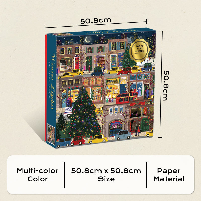 🎄🧩Winter Lights Decorative Puzzle Set🎁
