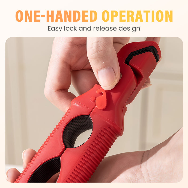 🍽️ 3-in-1 Silicone Bowl & Plate Clamp | LAST DAY 50% OFF!! | Non-Slip Grip for Food Storage & Transport | Final Chance Kitchen Helper Gift 🎅✨