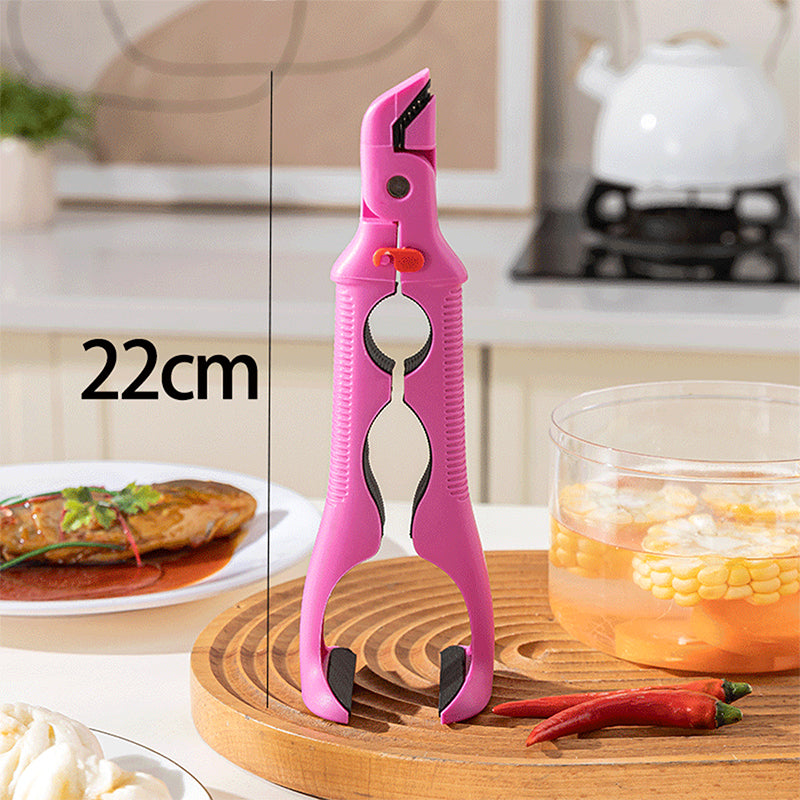 🍽️ 3-in-1 Silicone Bowl & Plate Clamp | LAST DAY 50% OFF!! | Non-Slip Grip for Food Storage & Transport | Final Chance Kitchen Helper Gift 🎅✨